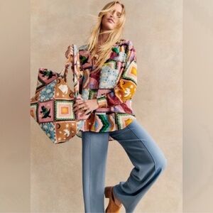 Sezane x Pangea Canvas Tote Bag